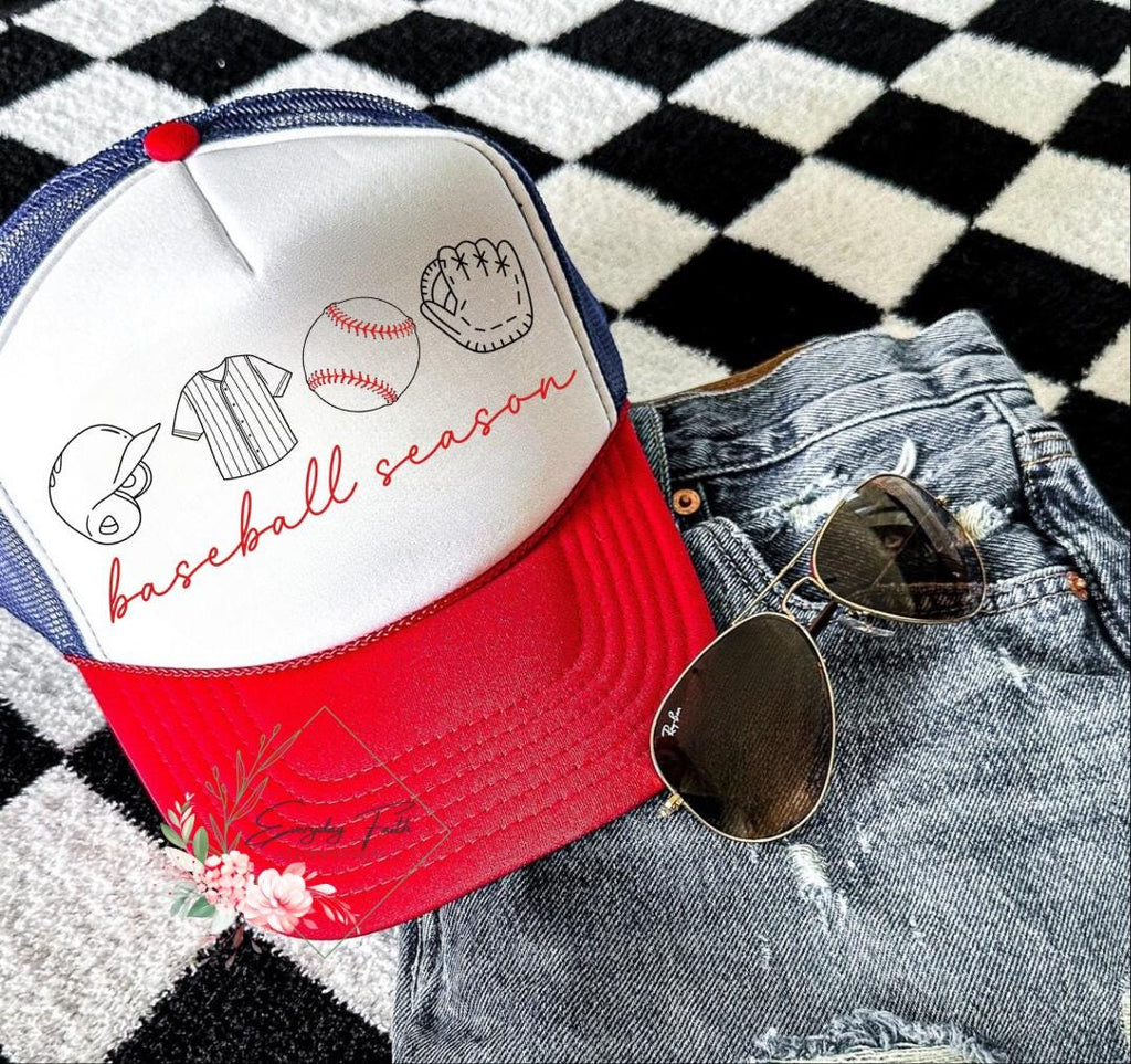 Baseball Season Trucker Hat