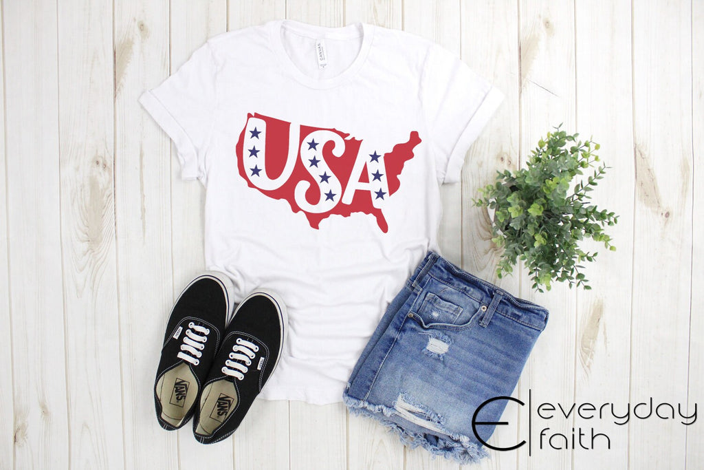 America; USA; States; July 4th; Independence Day; Fourth of July; Summer Shirt