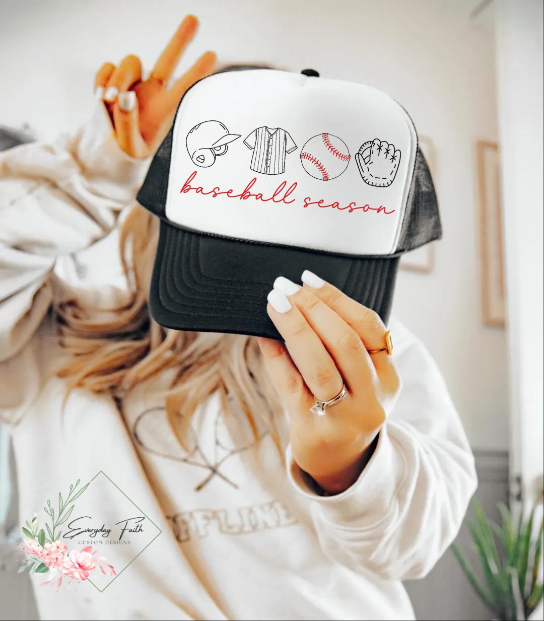 Baseball Season Trucker Hat