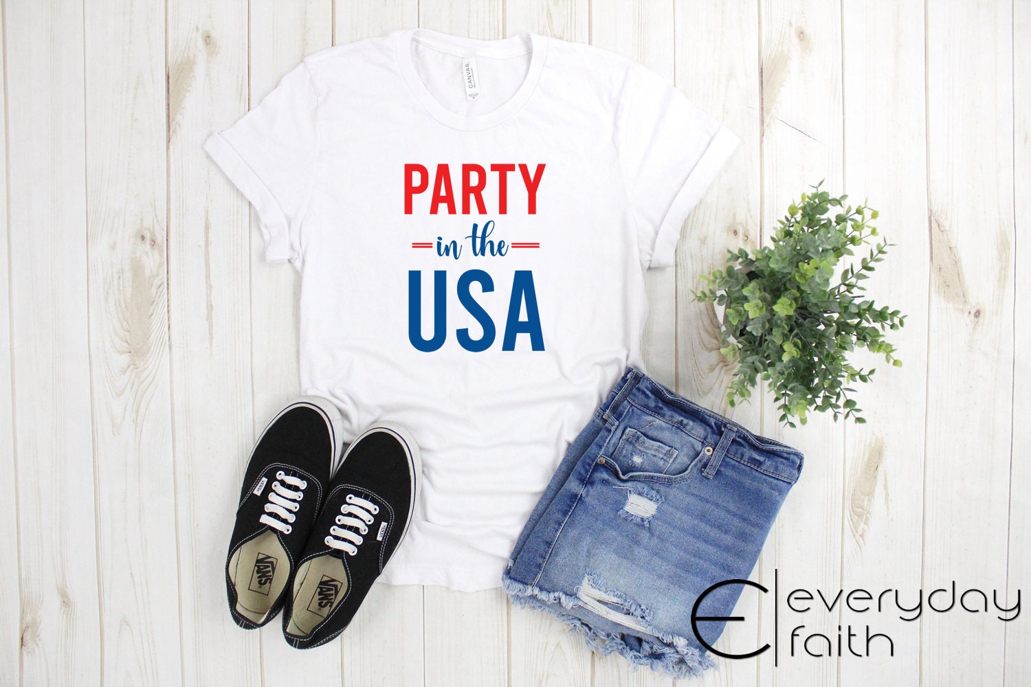 Party in the USA; USA; States; July 4th; Independence Day; Fourth of July; Summer Shirt