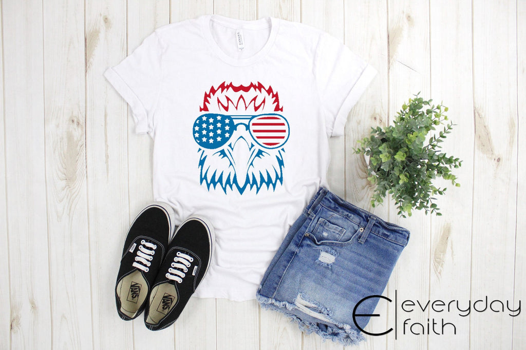 Eagle Shirt; Bald Eagle; July 4th; Independence Day; Fourth of July; Summer Shirt