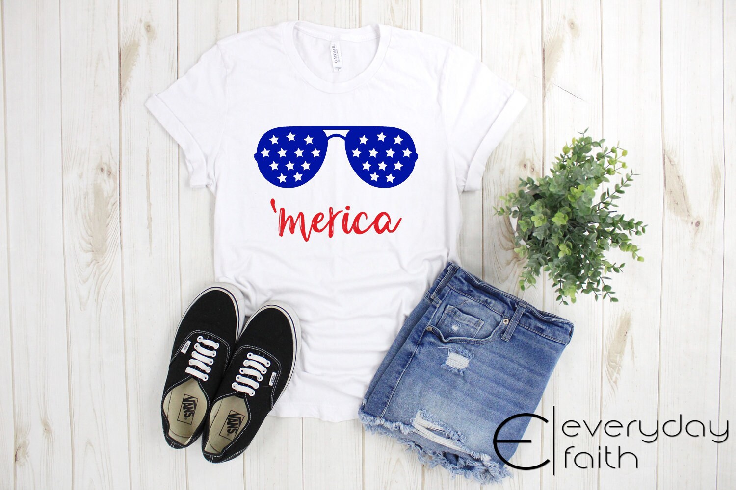 America; 'Merica; Cool; Glasses; July 4th; Independence Day; Fourth of July; Summer Shirt