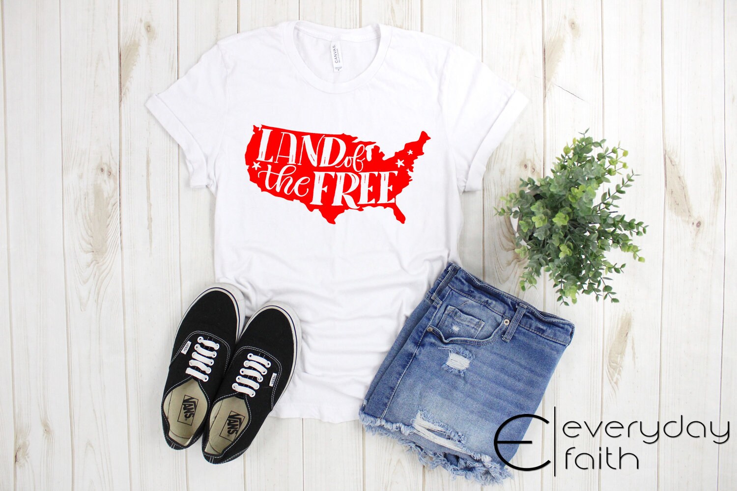America; Land of the Free; July 4th; Independence Day; Fourth of July; Summer Shirt
