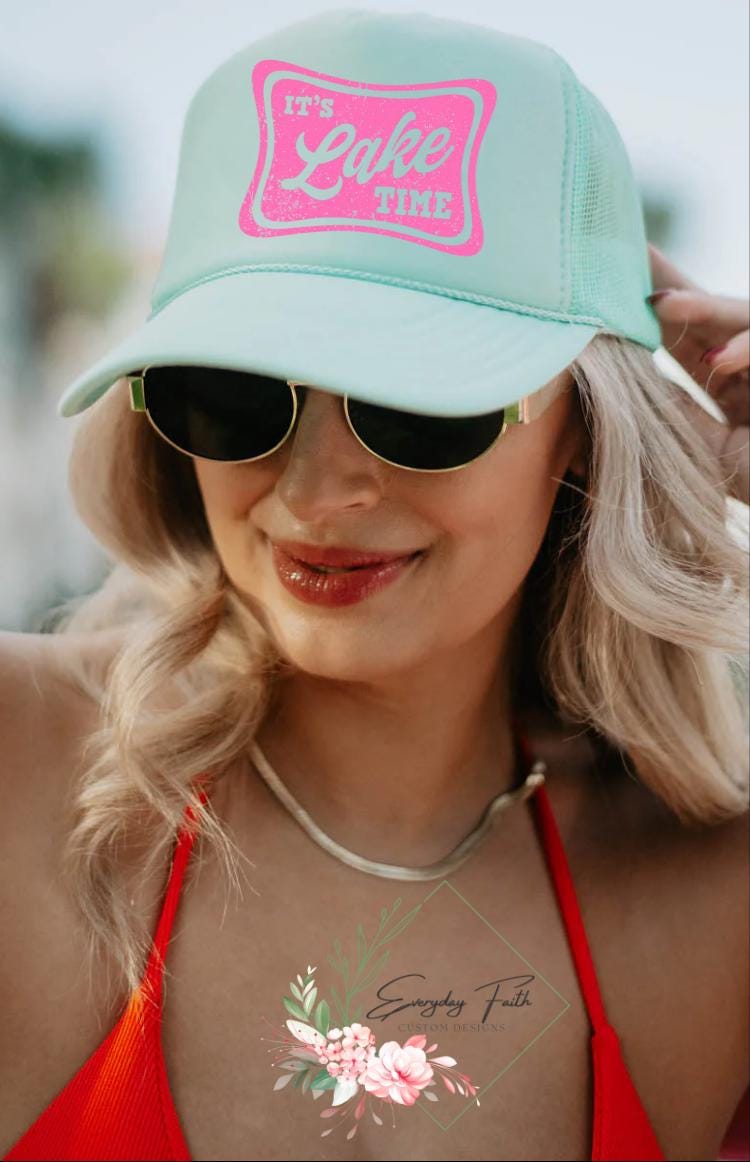 It's Lake Time Trucker Hat
